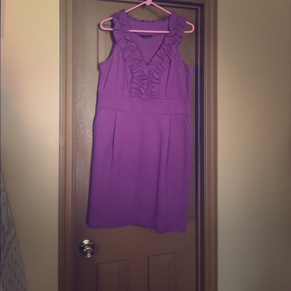 Banana Republic Purple winter weighted dress